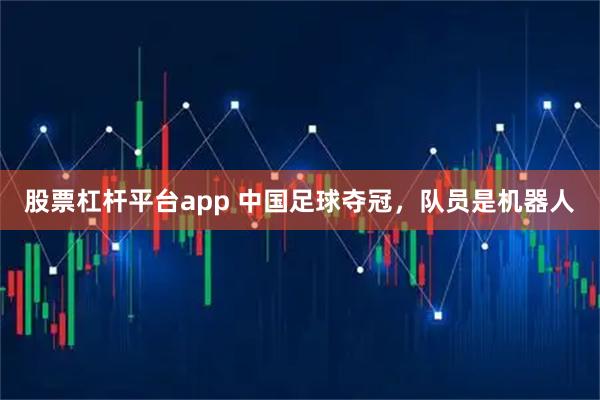 股票杠杆平台app 中国足球夺冠，队员是机器人